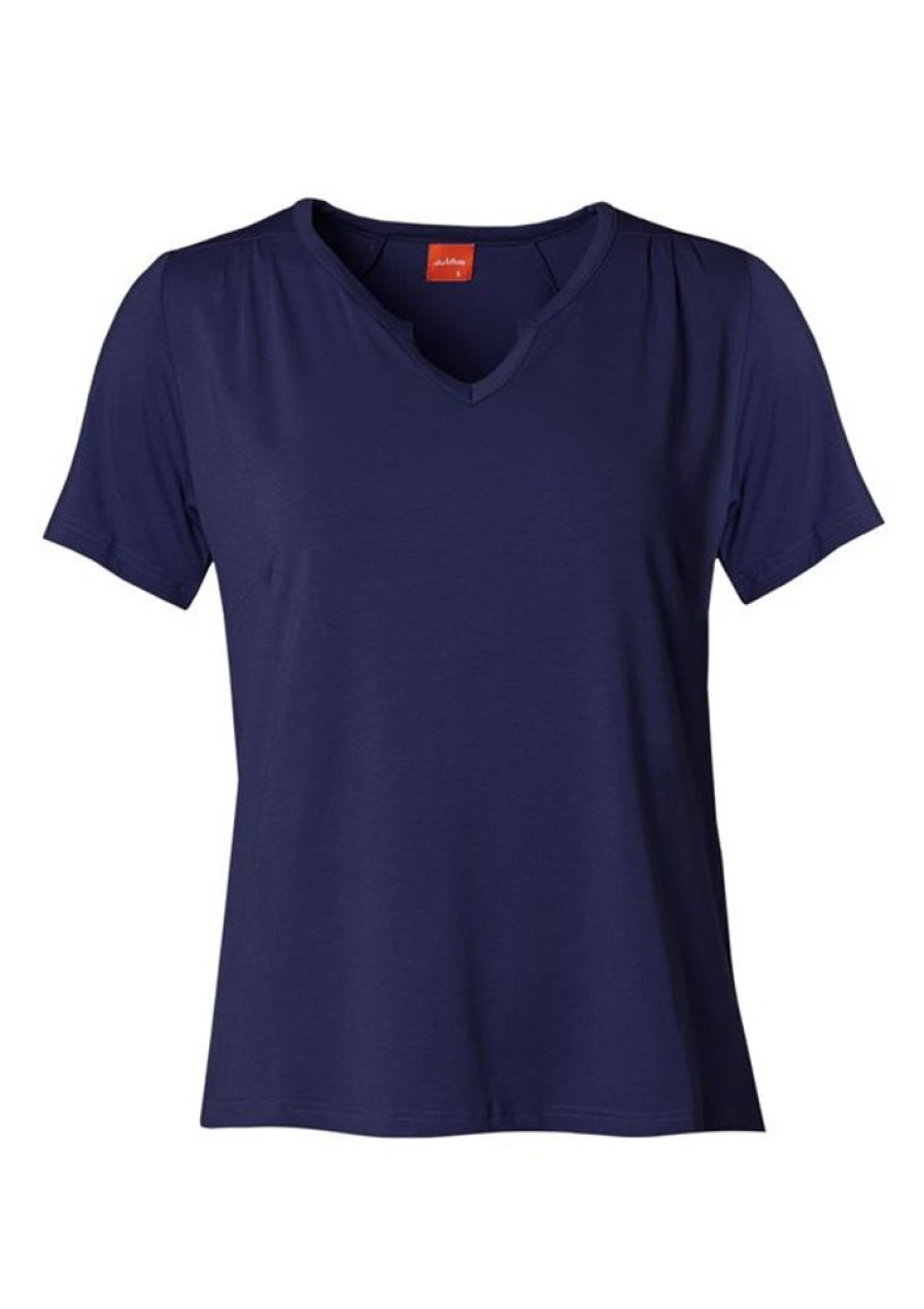 Toppe & T-Shirts du Milde | Du Milde Bluse Petra Basic Blue