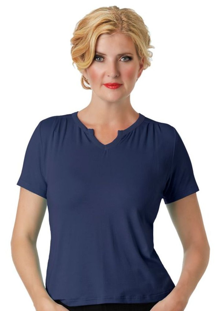 Toppe & T-Shirts du Milde | Du Milde Bluse Petra Basic Blue