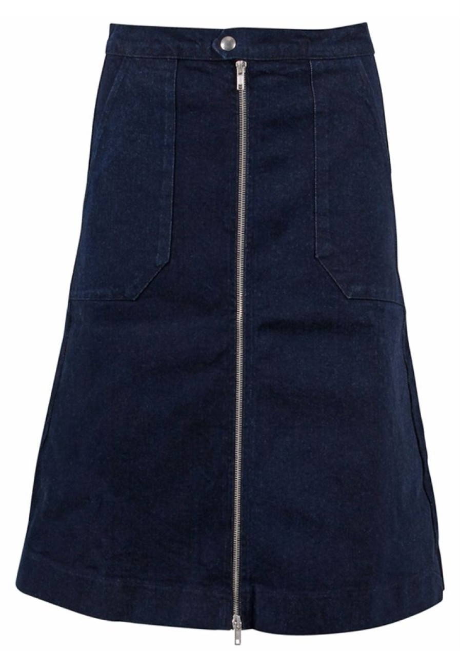 Nederdele Danefæ | Danefae Nederdel Danemadelaine Denim Skirt Denim