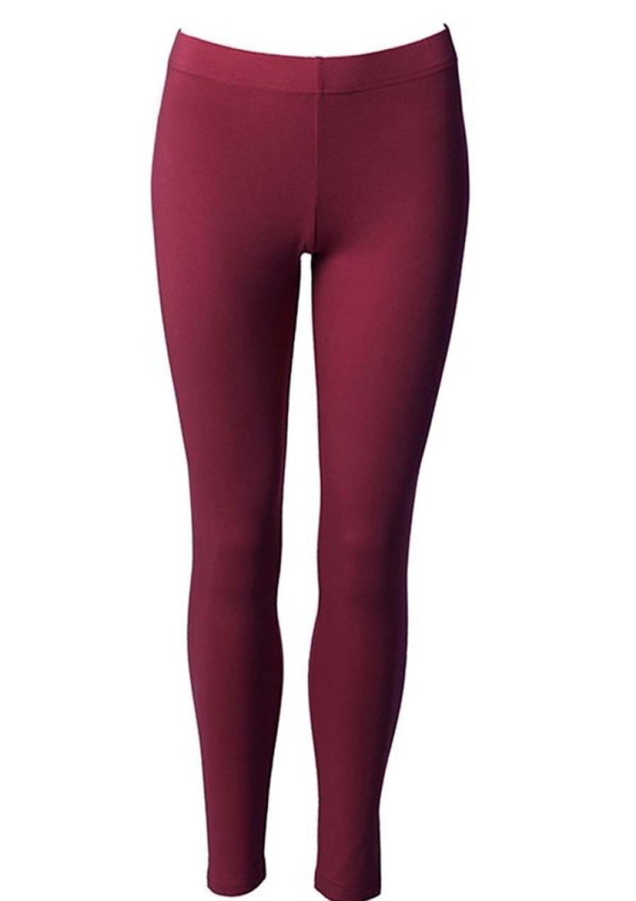 Stromper & Tights du Milde | Du Milde Leggings Long Dark Cherry