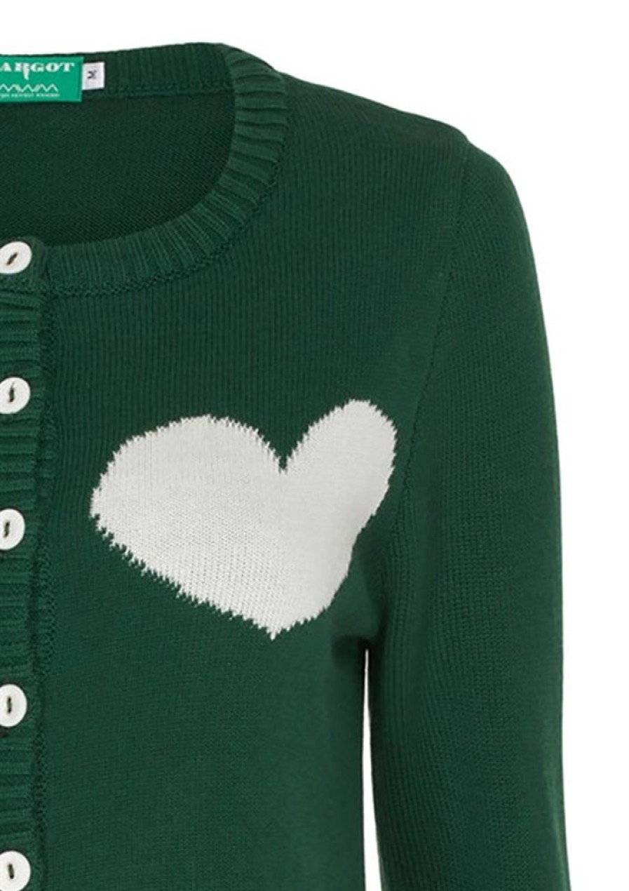 Cardigans & Strik Margot | Margot Cardigan Emerald Greenlove No 1513