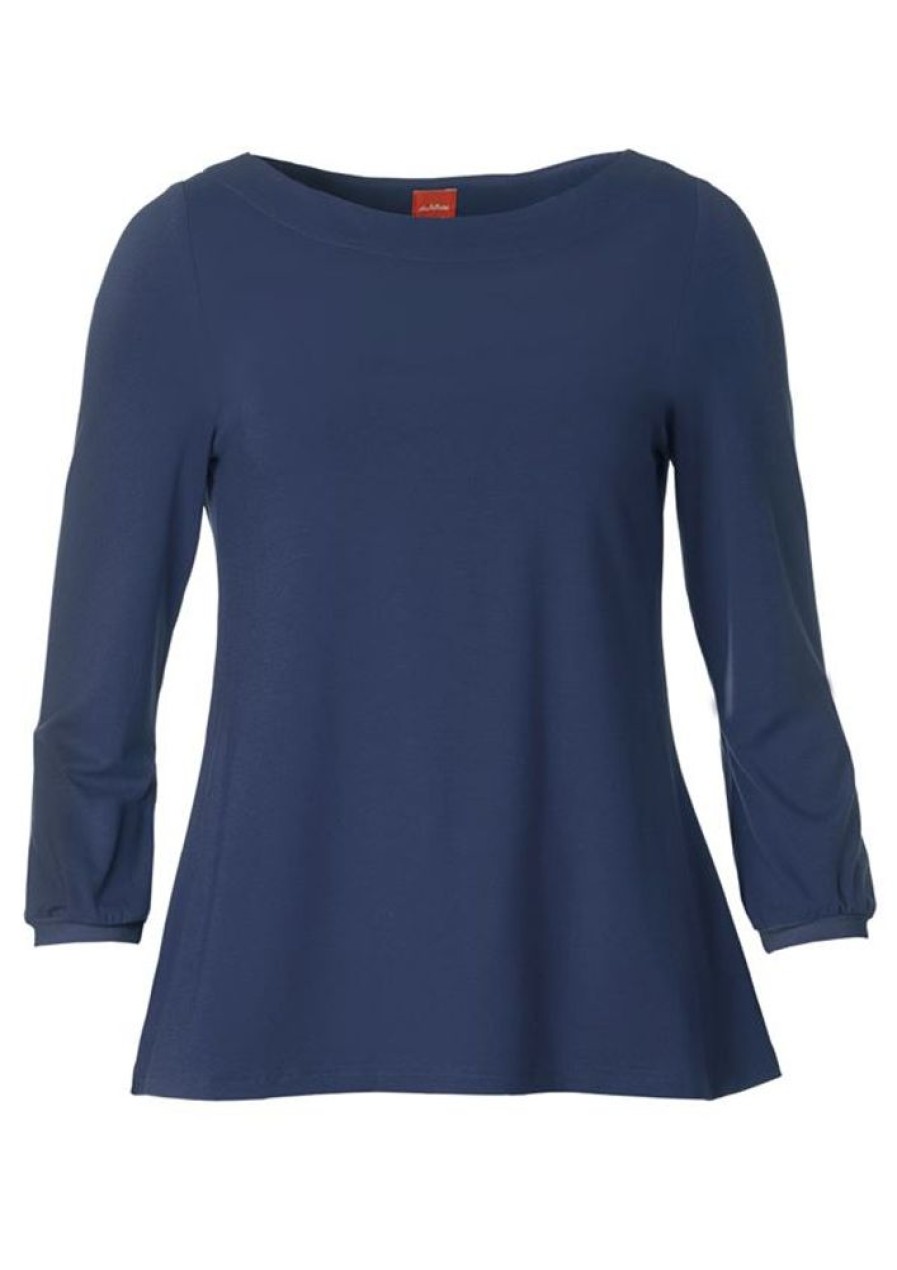 Bluser & Skjorter du Milde | Du Milde Bluse Alberta Basic Blue