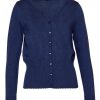 Cardigans & Strik du Milde | Du Milde Cardigan Heart Cardigan Marine