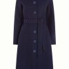 Jakker & Overtoj King Louie | King Louie Frakke Arabella Coat Kennedy Ink Blue