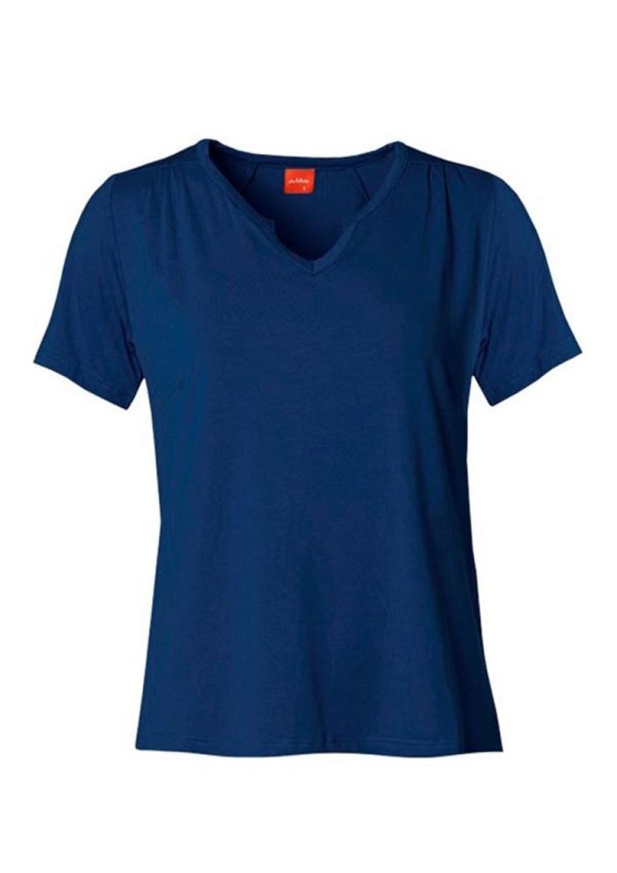 Toppe & T-Shirts du Milde | Du Milde Bluse Petra Basic Sky Blue