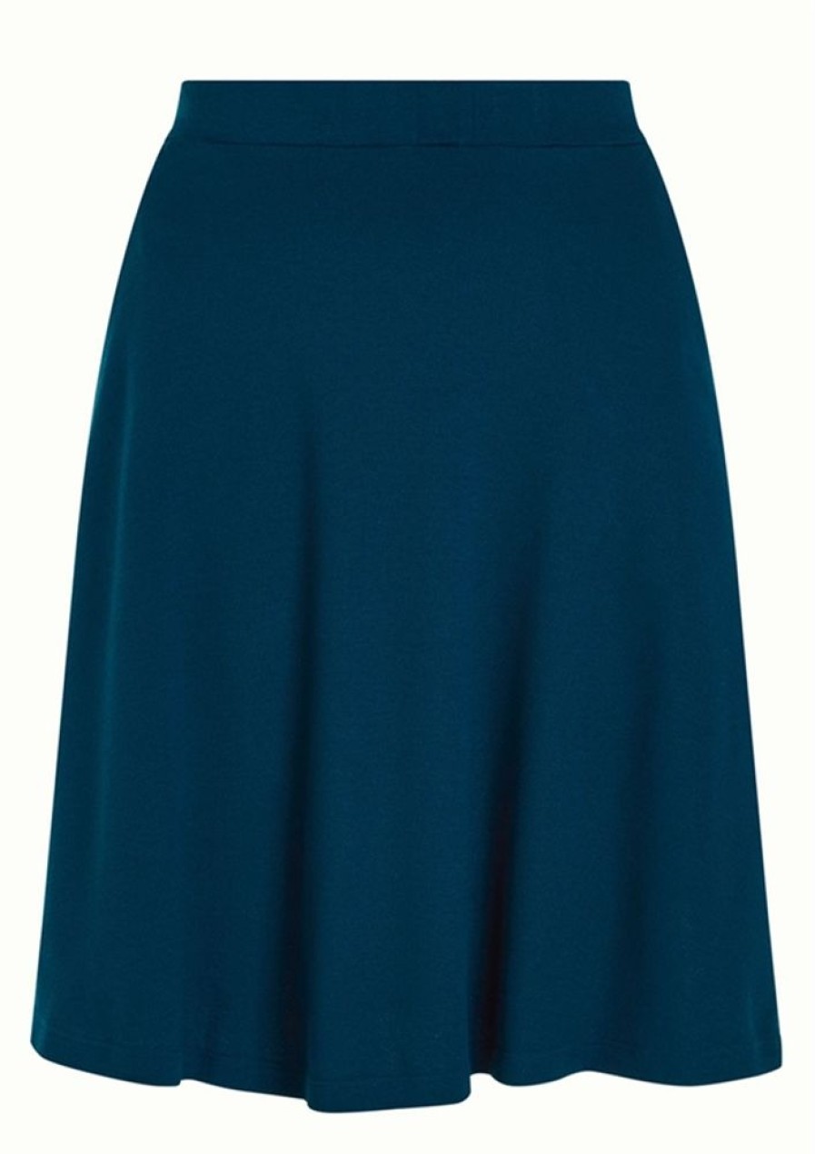 Nederdele King Louie | King Louie Nederdel Serena Skirt Milano Crepe Pond Blue