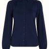 Bluser & Skjorter King Louie | King Louie Bluse Carina Blouse Ecovero Light Evening Blue