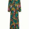 Kjoler King Louie | King Louie Kjole Stella Maxi Dress Lovechild Antique Green