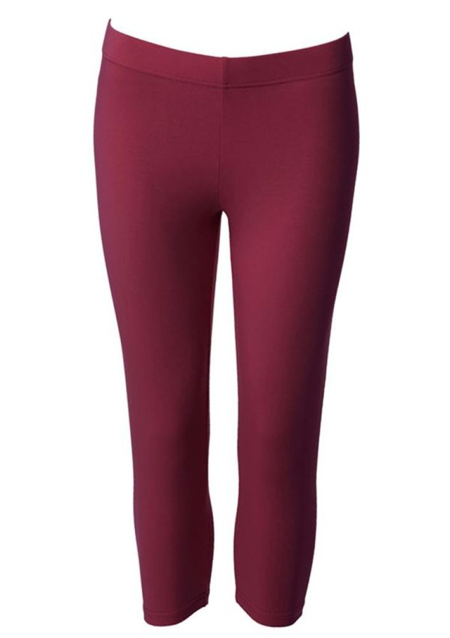 Stromper & Tights du Milde | Du Milde Leggings Short Dark Cherry