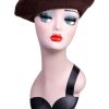 Torklaeder, Huer & Handsker Margot | Margot Beret Hat Choco Brown