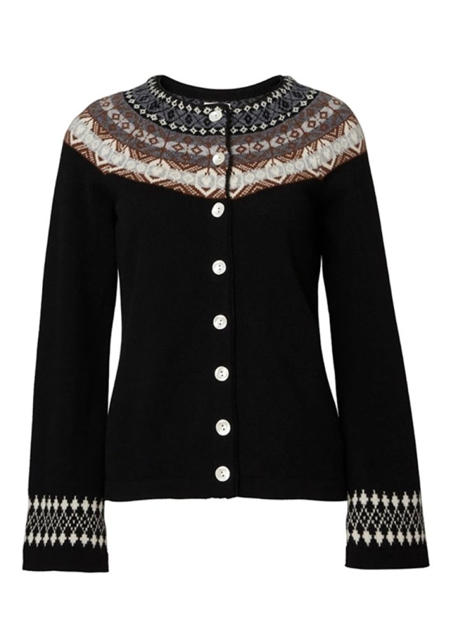 Cardigans & Strik Jumperfabriken | Jumperfabriken Cardigan Vendela Cardigan Black