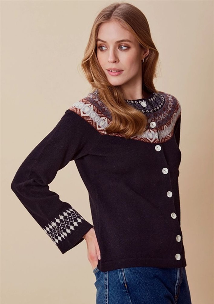 Cardigans & Strik Jumperfabriken | Jumperfabriken Cardigan Vendela Cardigan Black