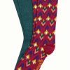 Stromper & Tights King Louie | King Louie Stromper Socks 2-Pack Ollie Cabernet Red