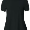 Toppe & T-Shirts du Milde | Du Milde T-Shirt Alberta Basic Short Sleeve Black