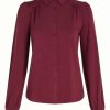 Bluser & Skjorter King Louie | King Louie Bluse Carina Blouse Ecovero Light Carbernet Red