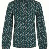 Bluser & Skjorter King Louie | King Louie Bluse Maisie Blouse Morel Dragonfly Green