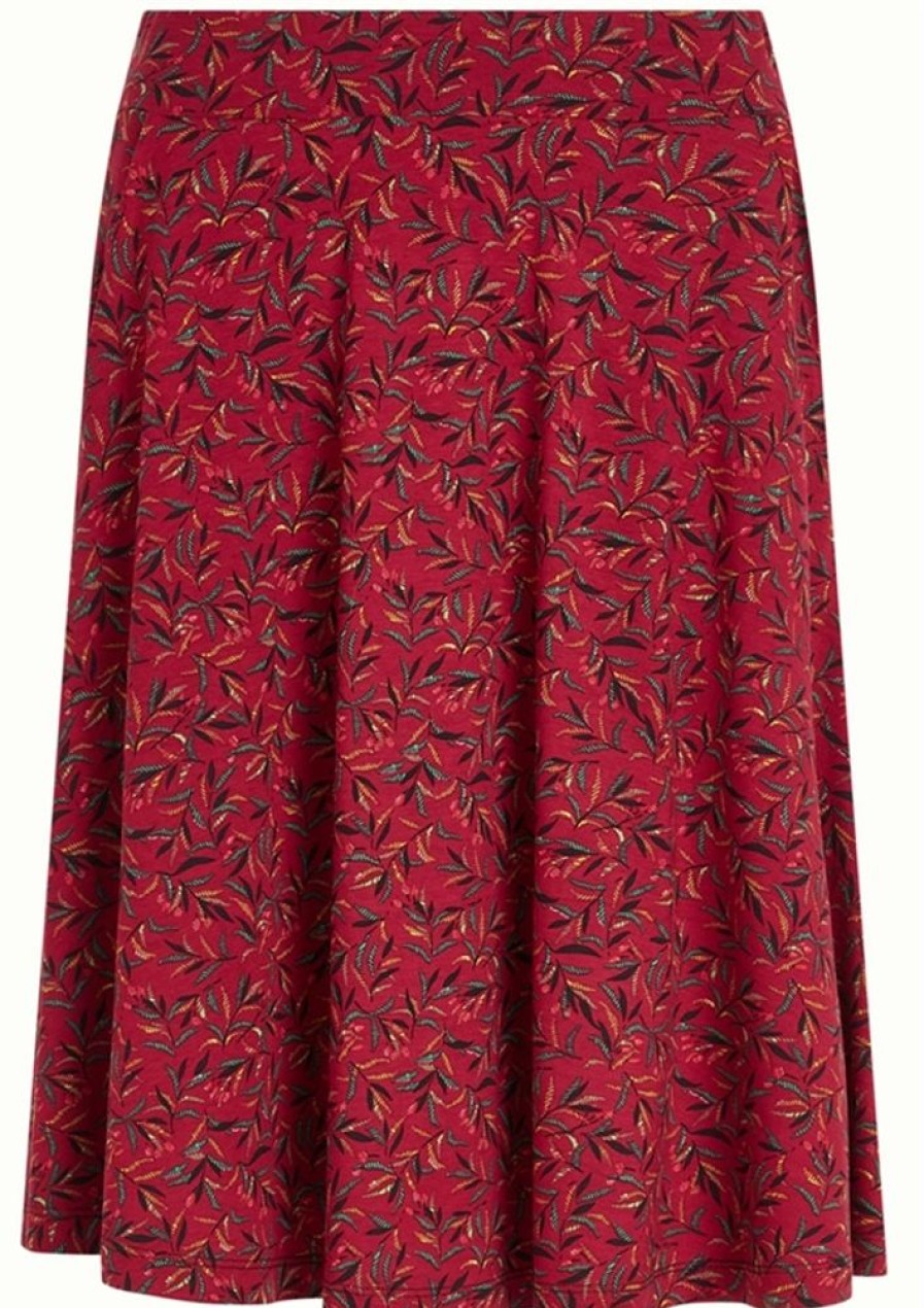 Nederdele King Louie | King Louie Nederdel Serena Skirt Vinti Cherry Red