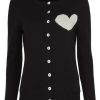 Cardigans & Strik Margot | Margot Cardigan Jet Blacklove No 1506