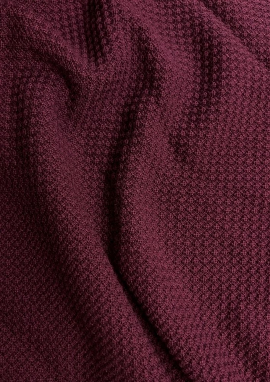 Cardigans & Strik du Milde etc. | Du Milde Etc Strik Cardigan Daisy Dark Cherry