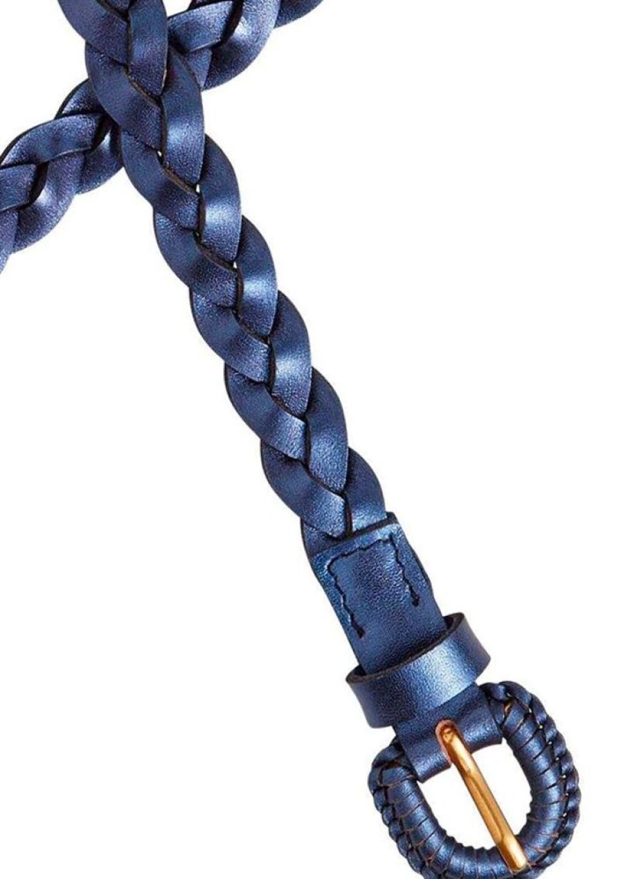 Accessories King Louie | King Louie Baelte Shiny Braided Tokyo Blue