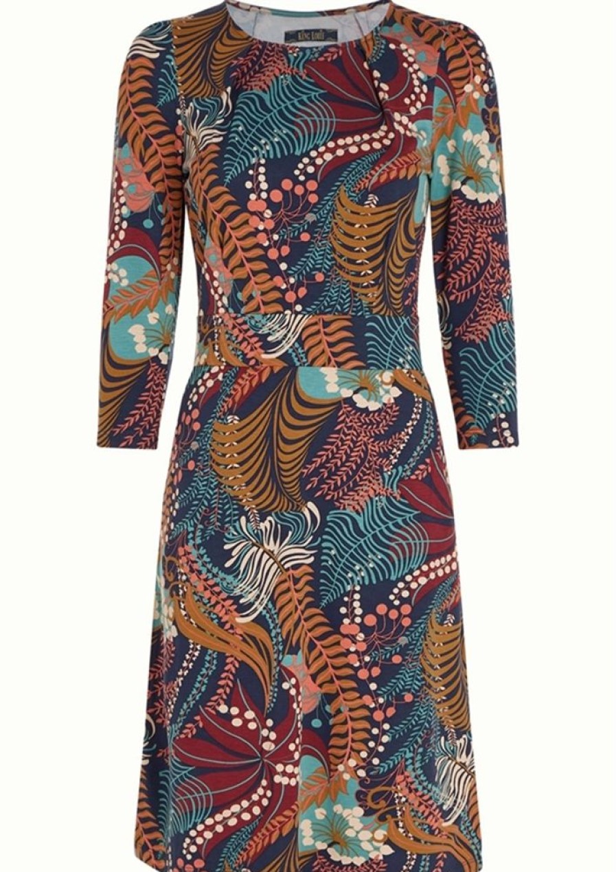 Kjoler King Louie | King Louie Kjole Mona Dress Nigthingale Blue