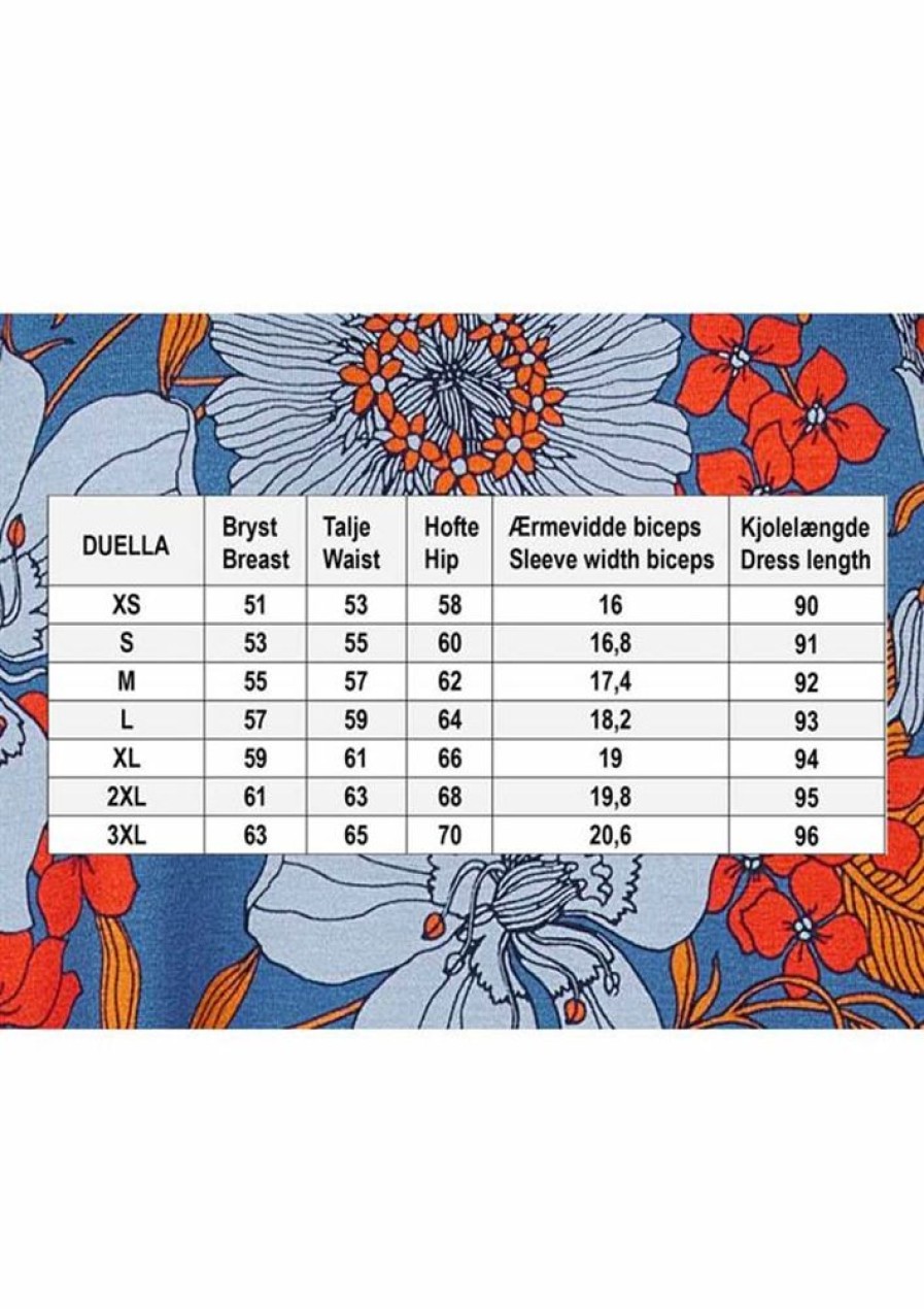 Kjoler du Milde | Du Milde Kjole Orange World Duella Light