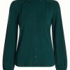 Bluser & Skjorter King Louie | King Louie Bluse Carina Blouse Ecovero Light Pine Green