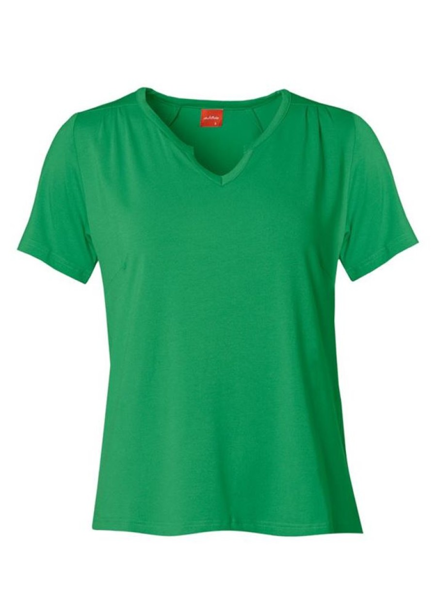 Toppe & T-Shirts du Milde | Du Milde Bluse Petra Basic Darkgreen