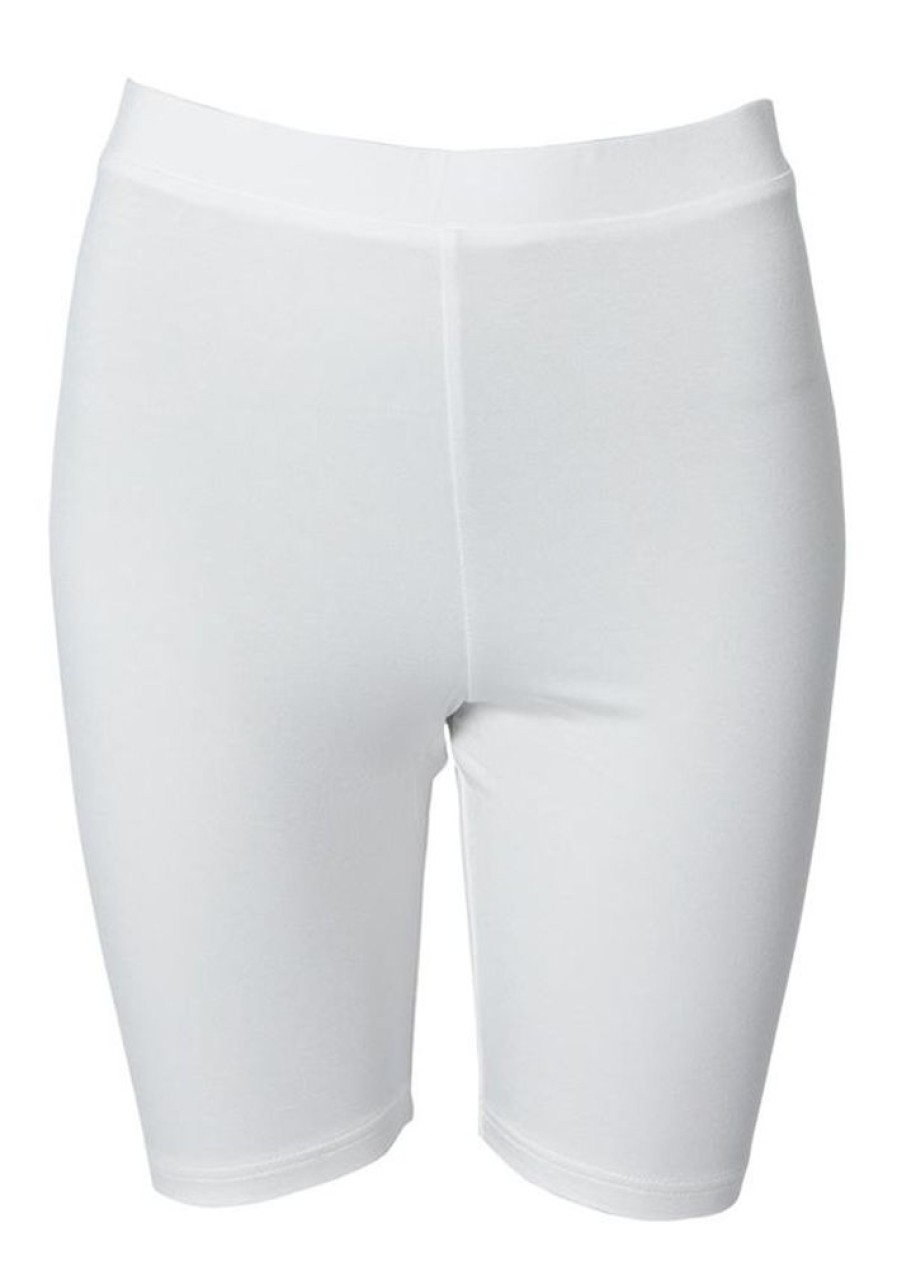 Stromper & Tights du Milde | Du Milde Indershorts Biker Leggings White