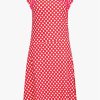 Kjoler Tante Betsy | Tante Betsy Kjole Dress Lambada Polka Dot Red