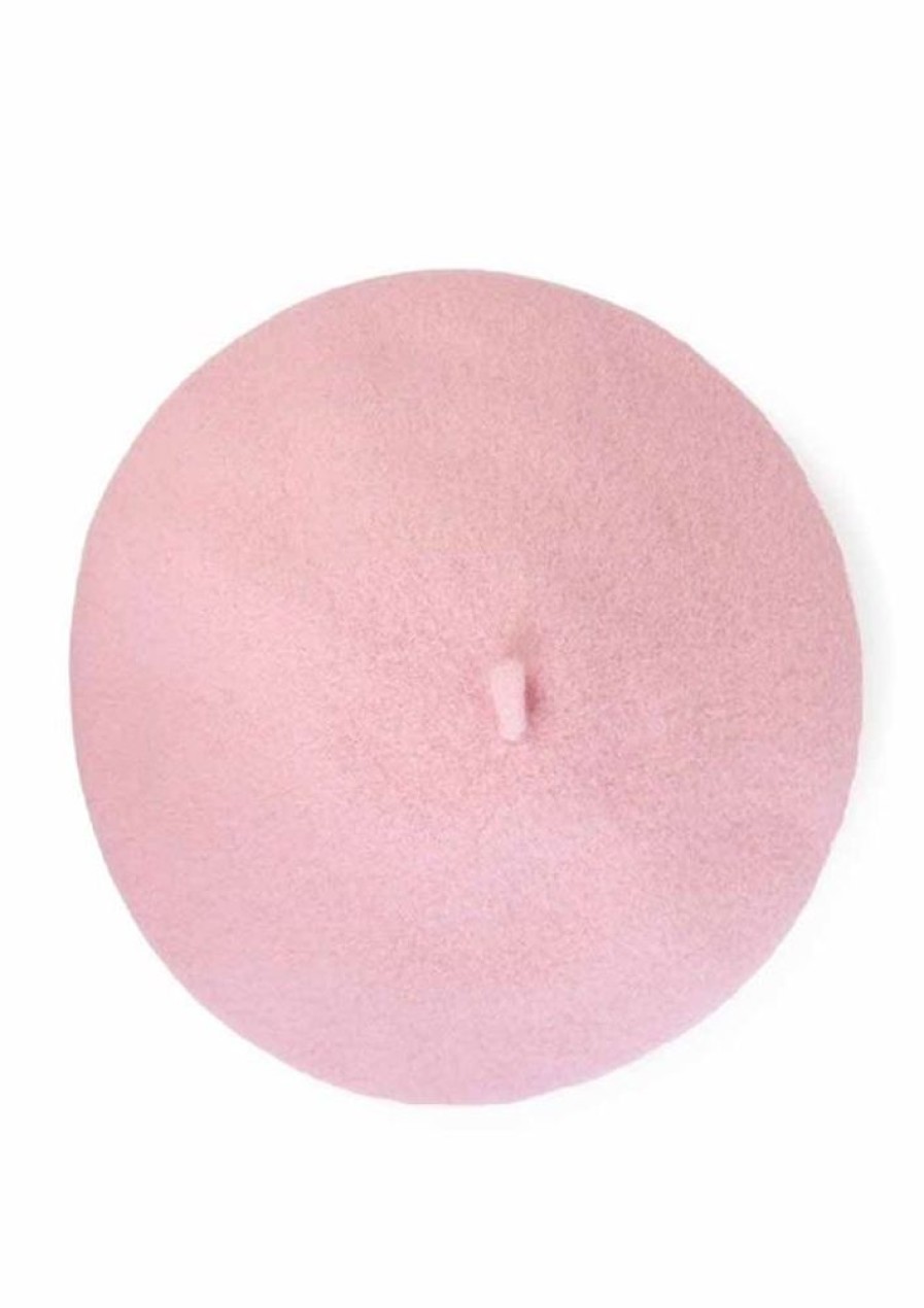 Torklaeder, Huer & Handsker Margot | Margot Beret Hat Baby Pink