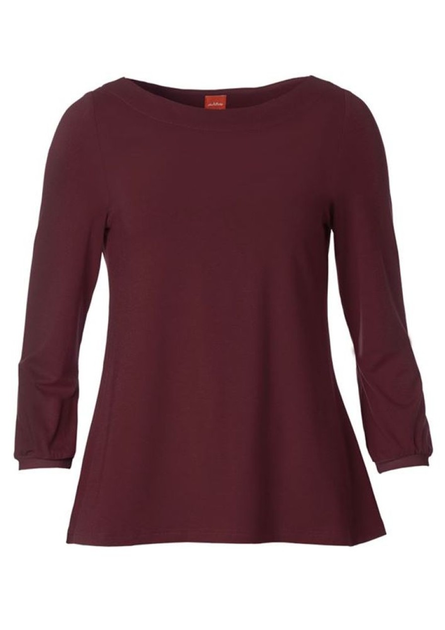 Bluser & Skjorter du Milde | Du Milde Bluse Alberta Basic Dark Cherry